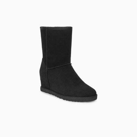 UGG Classic Femme Short Black Boots for Women (TVZS41806)